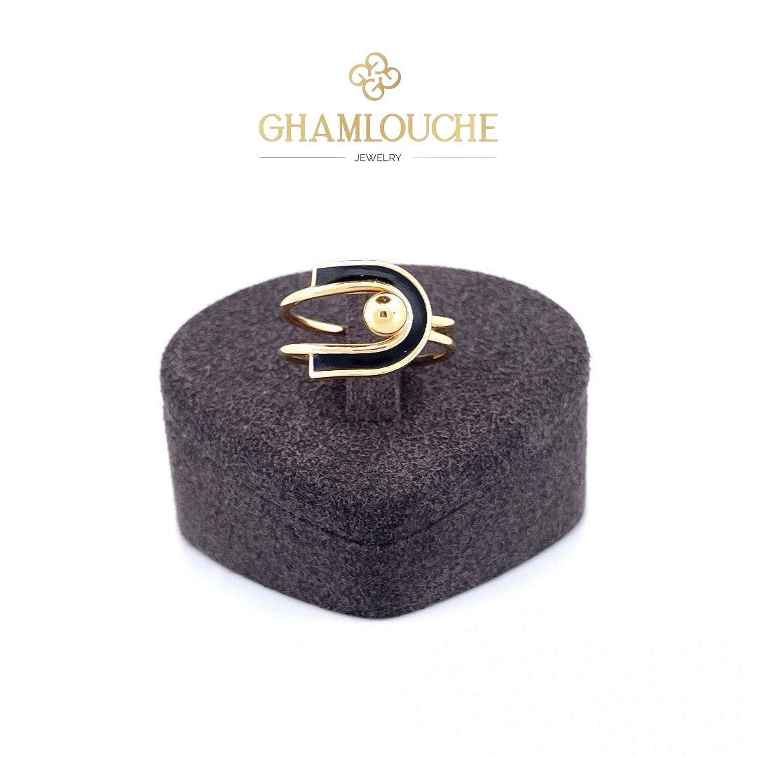 18K Gold Modern Ring