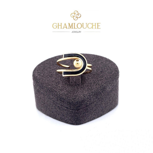 18K Gold Modern Ring