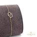 18K Gold Hearts Bracelet
