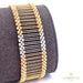 18K Yellow, White and Rose Gold Bracelet