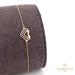 18K Gold Hearts Bracelet