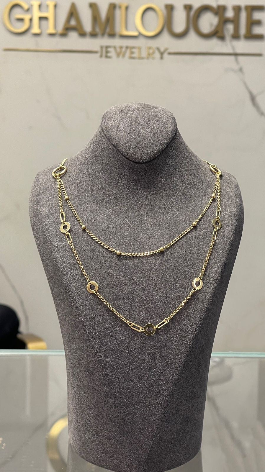 18K Gold Layered Necklace