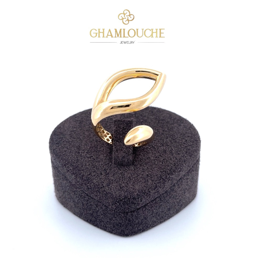 18K Gold Modern Ring