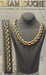18K Gold Bold Twisted Chain Set