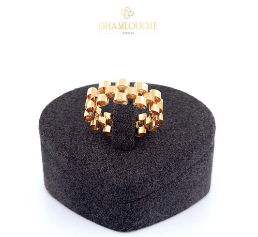 18K Gold Modern Ring