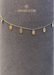 18K Gold Dangle Anklet