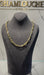 18K Gold Modern Link Necklace