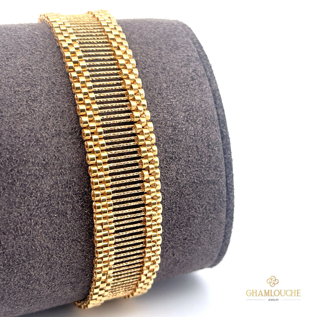 18K Italian Gold Modern Bracelet