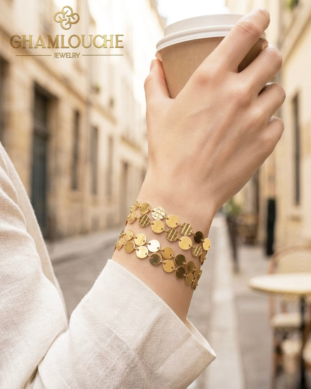 18K Gold Modern Bracelet