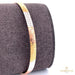 18K Italian Double Sided Yellow,  White and Rose Gold Bracelet