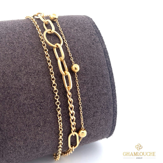 18K Gold Modern Bracelet