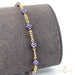 18K Italian Gold Modern Bracelet with Enamel