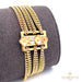 18K Yellow , White and Rose Gold Bracelet