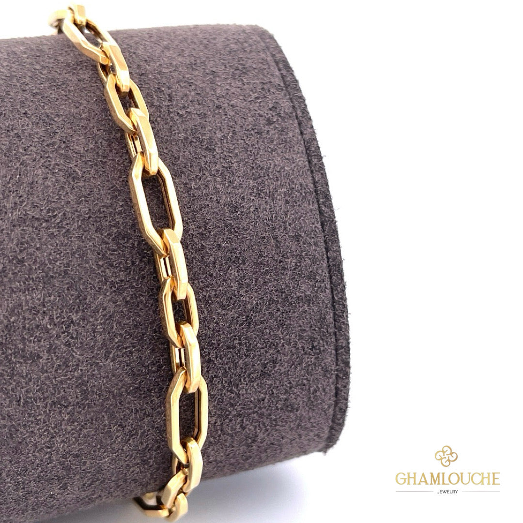 18K Italian Gold Modern Bracelet