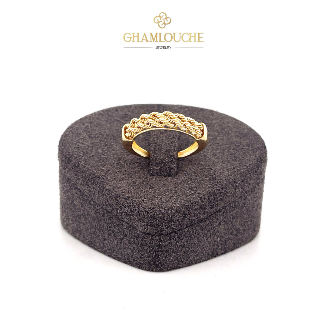 18K Gold Modern Ring