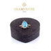 18K Gold Ring with Stones