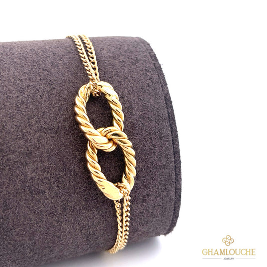 18K Gold Modern Bracelet