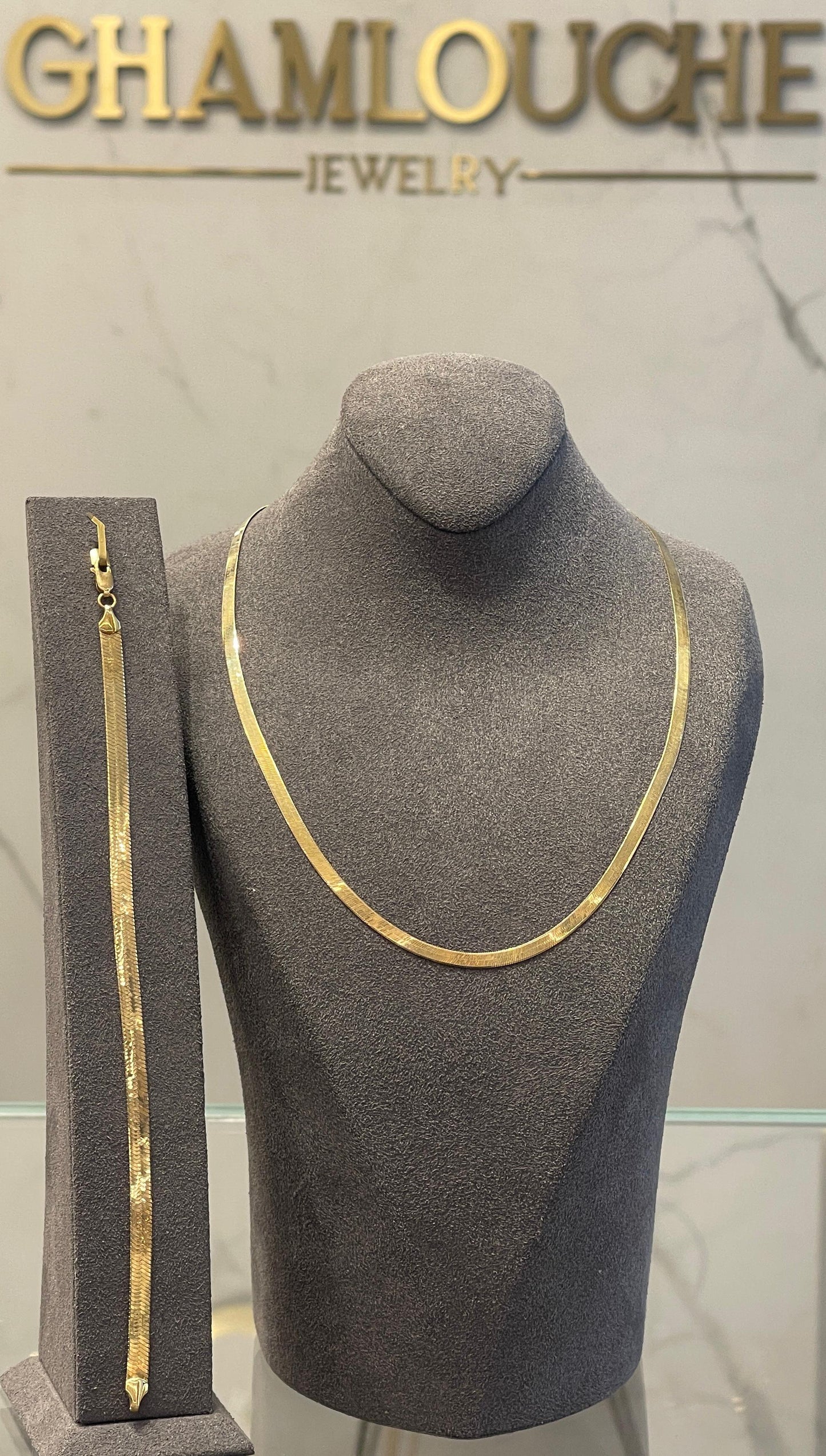 18K Italian Gold Simple Set