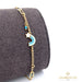 18K Gold Kid’s Rainbow Bracelet with Enamel