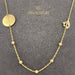 18K Gold آية الكرسي Modern Necklace