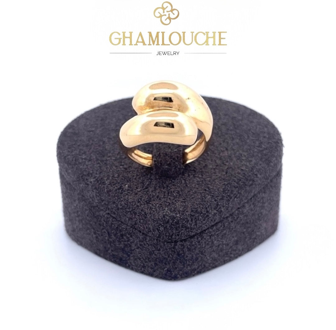 18K Gold Modern Ring