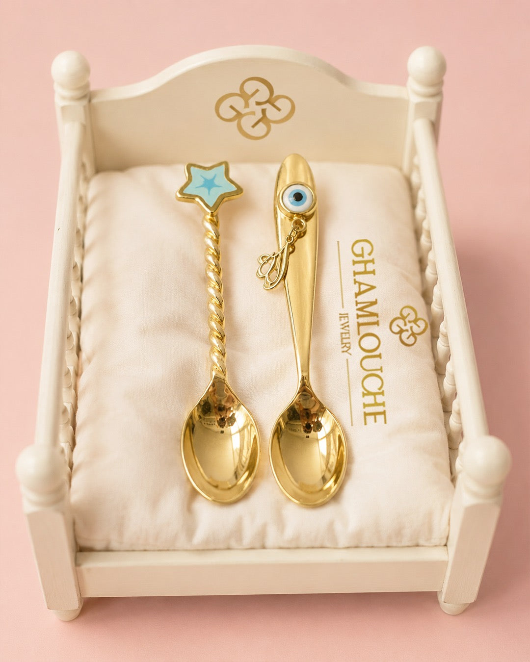 18K Gold Star Kid’s Spoon with Enamel