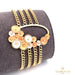 18K Yellow , White and Rose Gold Bracelet