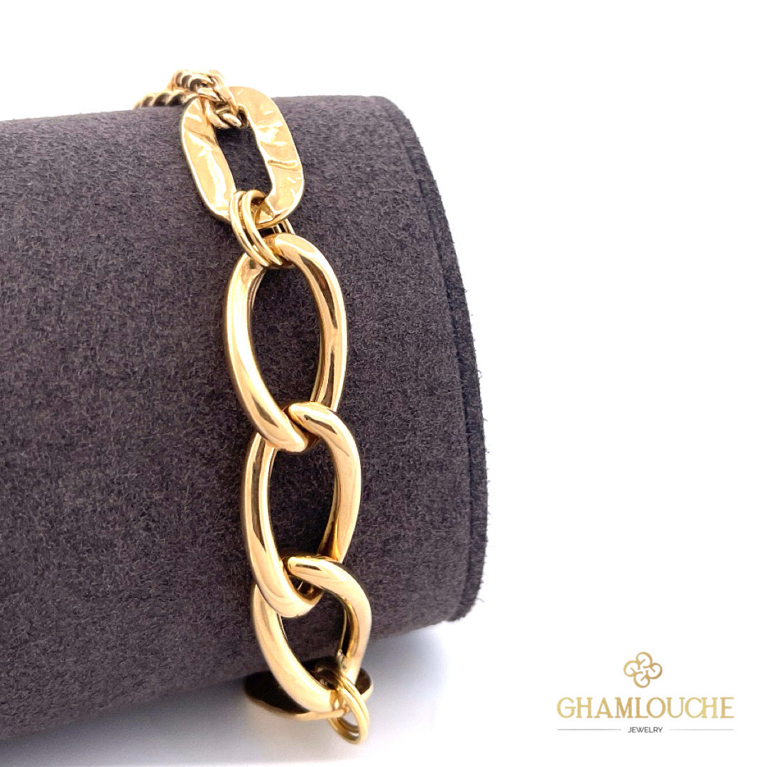 18K Gold Modern Bracelet
