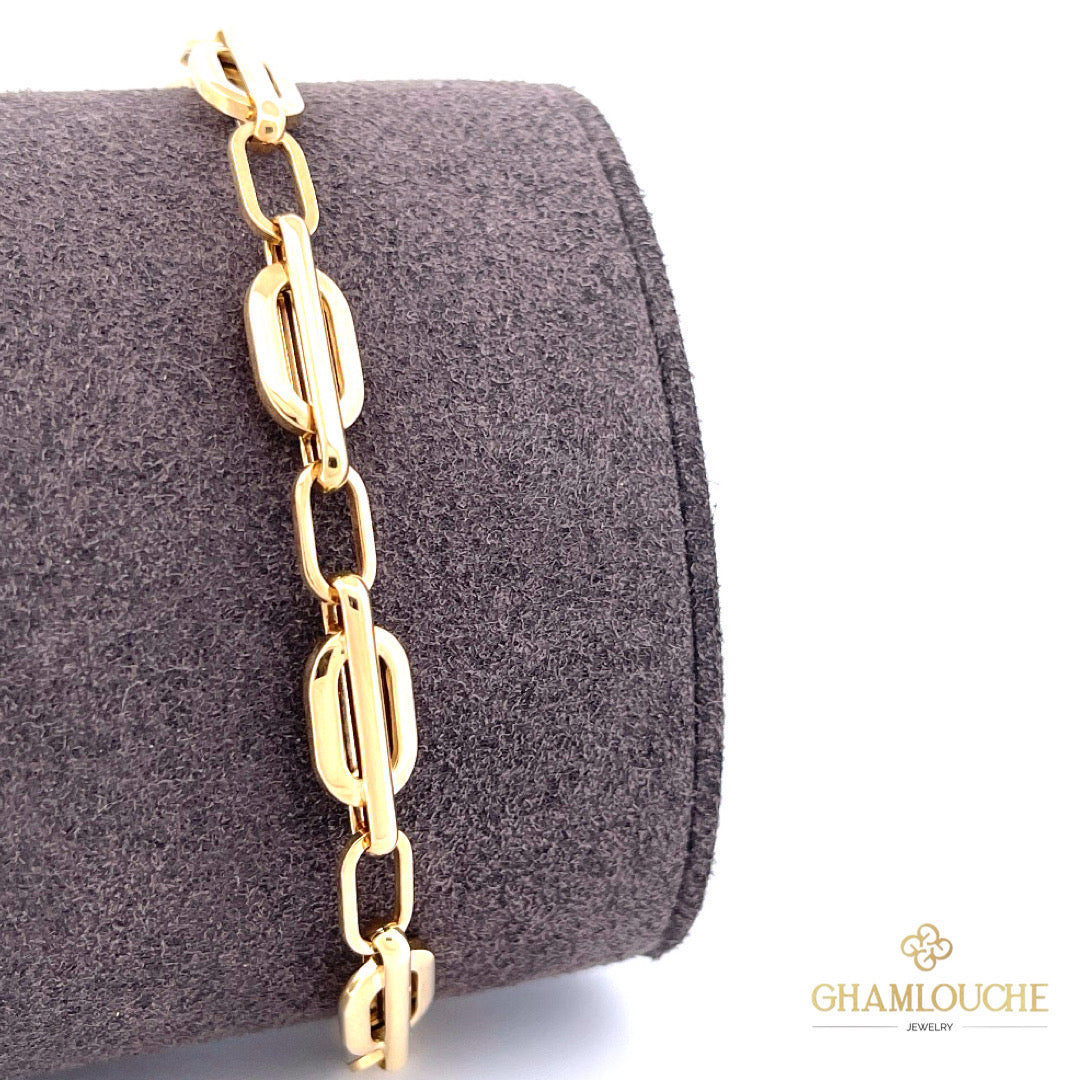 18K Italian Gold Modern Bracelet
