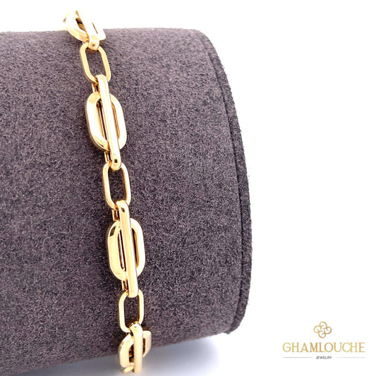 18K Italian Gold Modern Bracelet