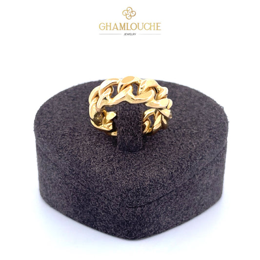 18K Gold Modern Ring