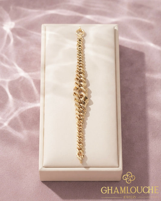 18K Gold Modern Bracelet