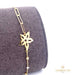 18K Yellow and White Gold Simple Bracelet