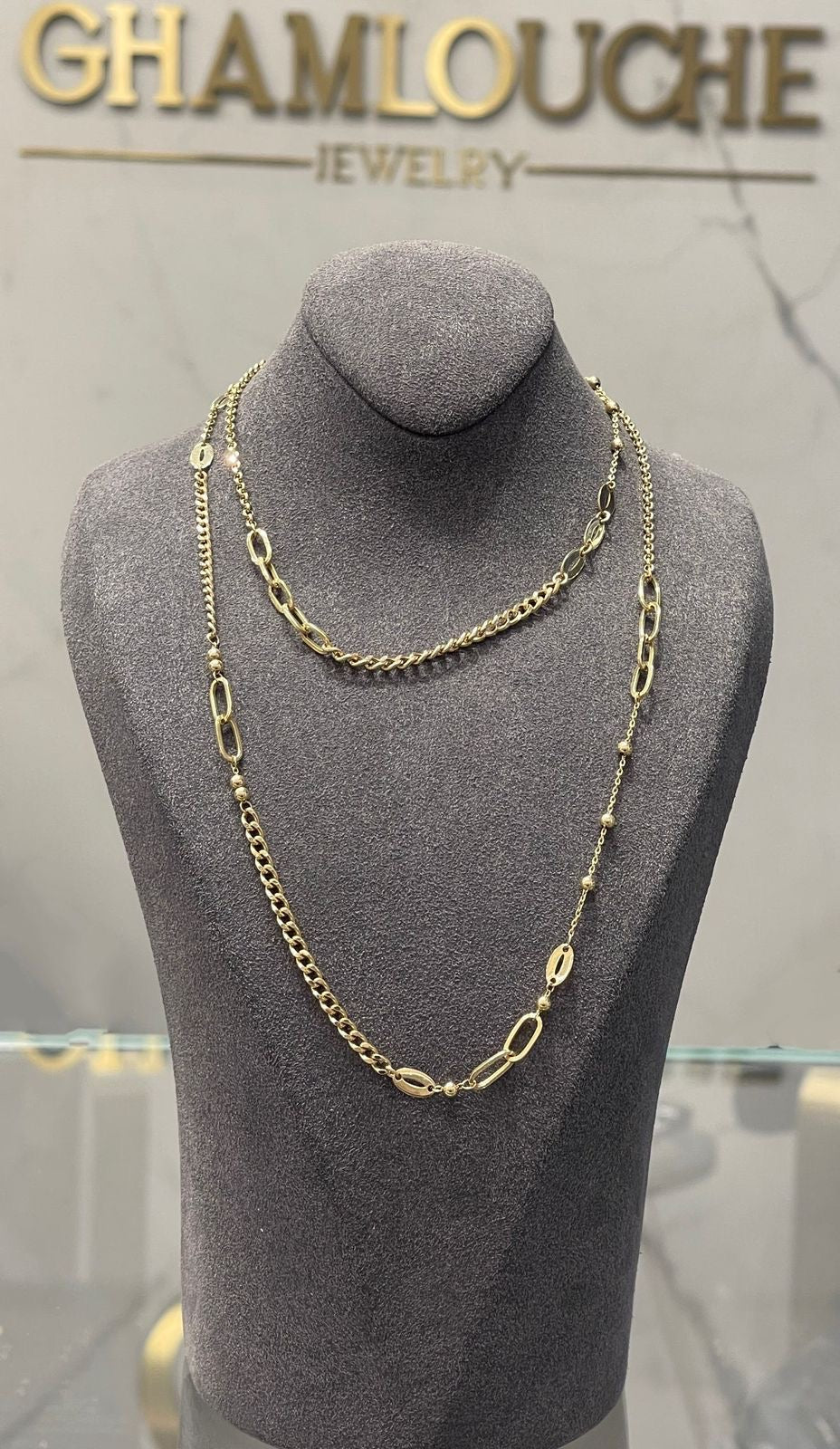 18K Gold Multi-Wear Necklace