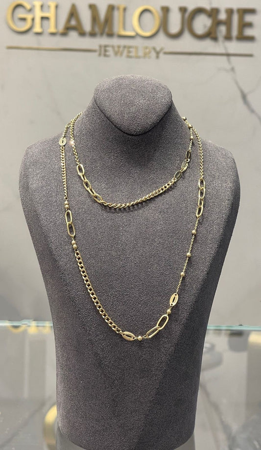 18K Gold Multi-Wear Necklace