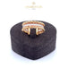 18K Italian Yellow, White and Rose Gold Ring