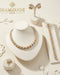 18K Italian Yellow , White and Rose Gold Set