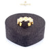 18K Gold Flowers Kid’s Ring with Enamel