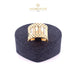18k Yellow, White and Rose Gold Ring