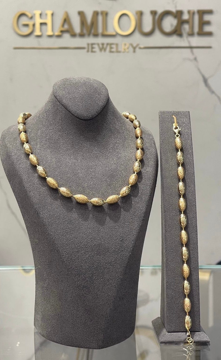 18K Gold Simple Set