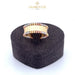 18K Italian Yellow, White and Rose Gold Ring