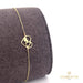 18K Gold Hearts Bracelet