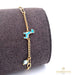 18K Gold Kid’s Giraffe Bracelet with Enamel
