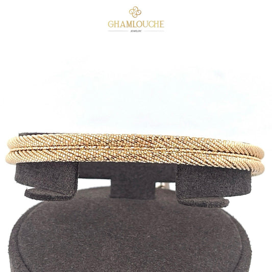 18K Italian Gold Modern Bangle
