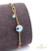 18K Gold Kid’s Penguin Bracelet with Enamel