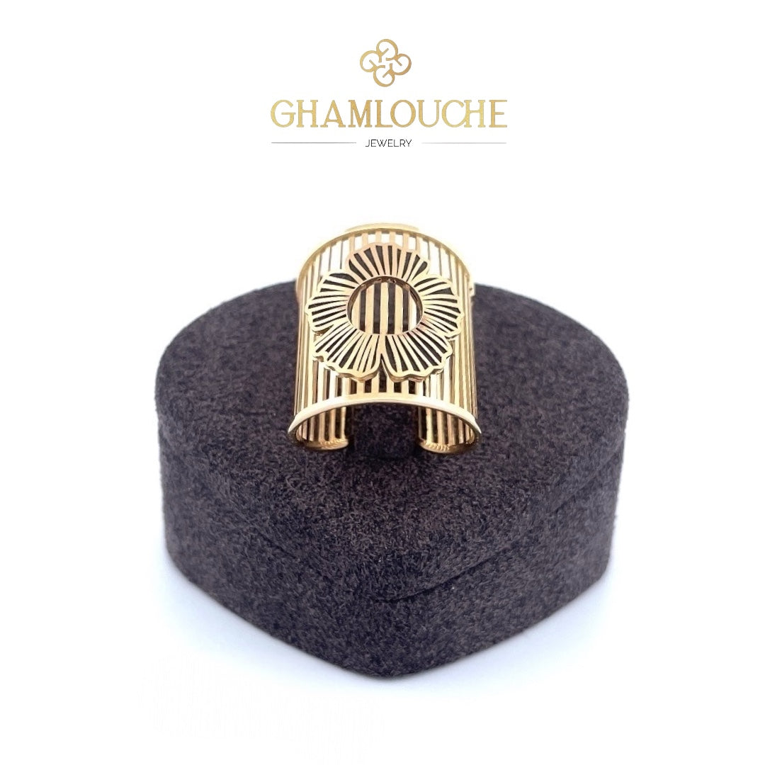 18K Gold Modern Ring