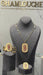 18K Gold Set with Enamel