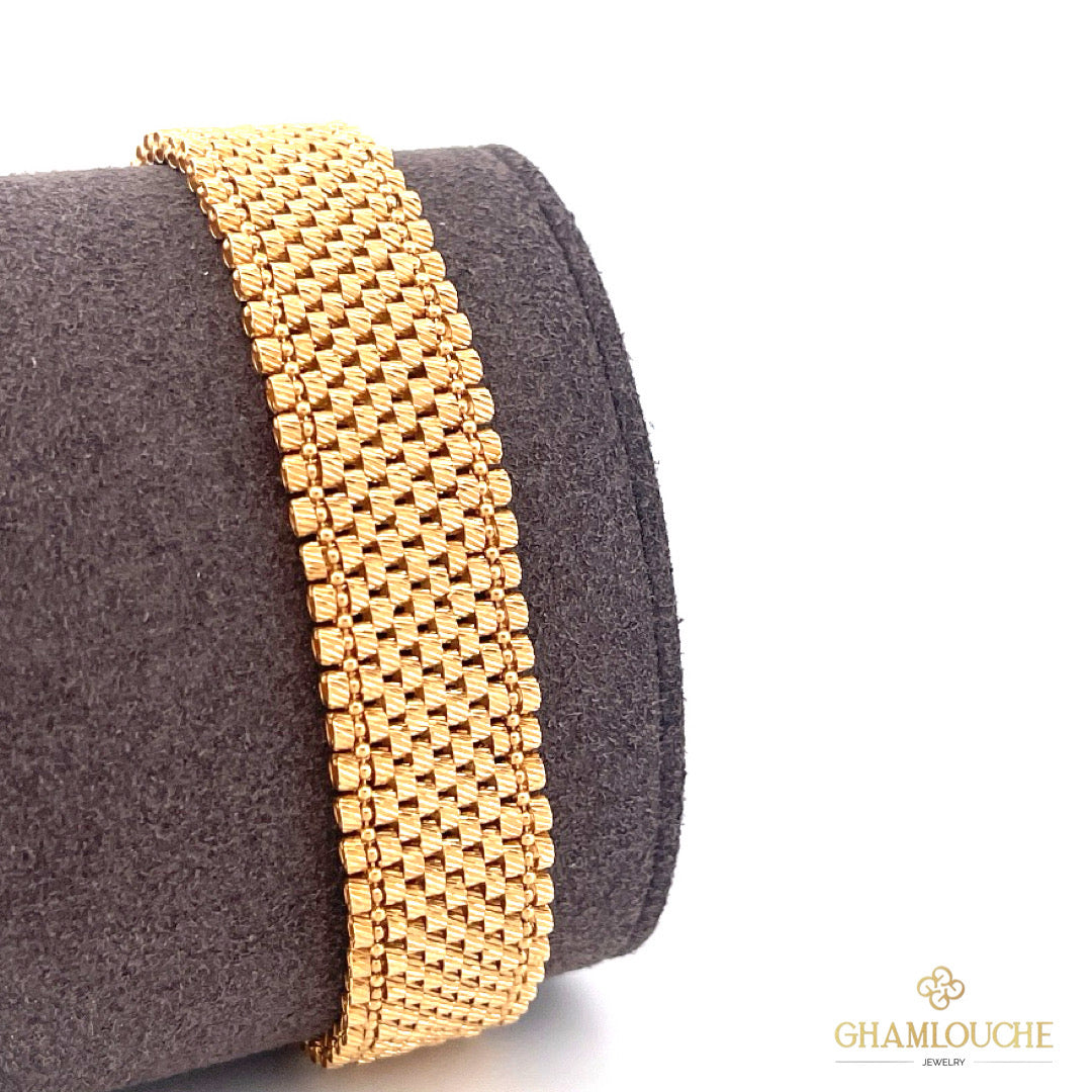 18K Italian Gold Modern Bracelet