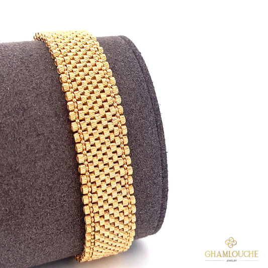 18K Italian Gold Modern Bracelet