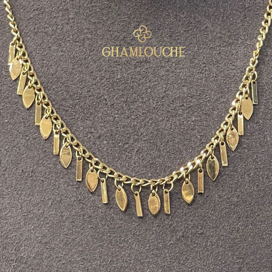 18K Gold Mixed Charm Necklace